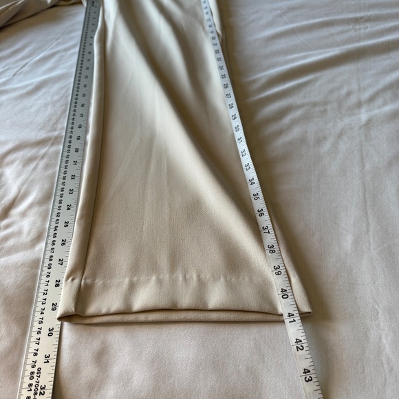 Old Navy Extra High Rise Taylor Wide Leg Trousers Cream Size Small Office Career - Picture 12 of 14